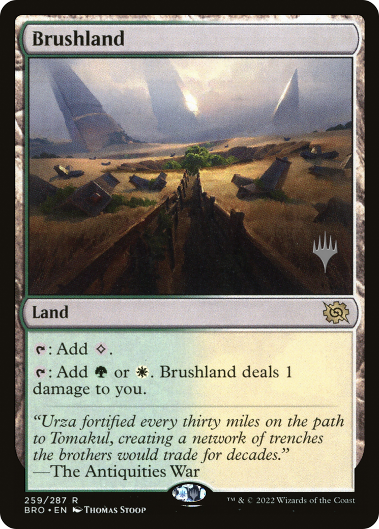 Brushland (Promo Pack) [The Brothers' War Promos] - Trinity Hobby