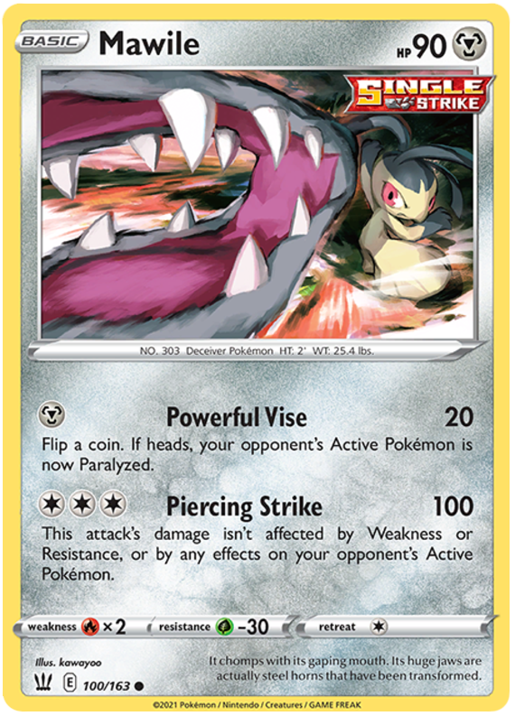 Mawile (100/163) [Sword & Shield: Battle Styles] - Trinity Hobby