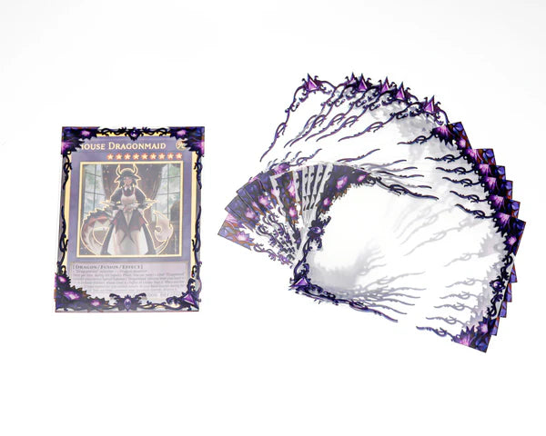 Manamoon Black Magic's Lotus Border Oversleeves (70CT Standard) (Limit 1 Per Person) - Trinity Hobby