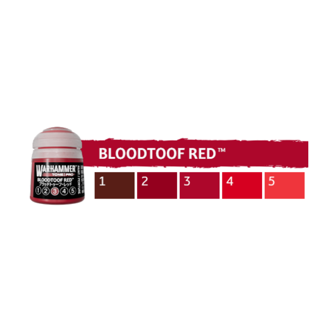 Warhammer Tone Pro: Bloodtoof Red (Set of 5) - Trinity Hobby