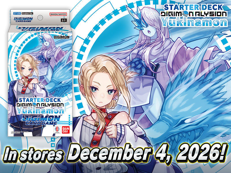 [Pre-Order] DIGIMON CG ST26 YUKINAMON STARTER DECK (ETA 2026-12-04)