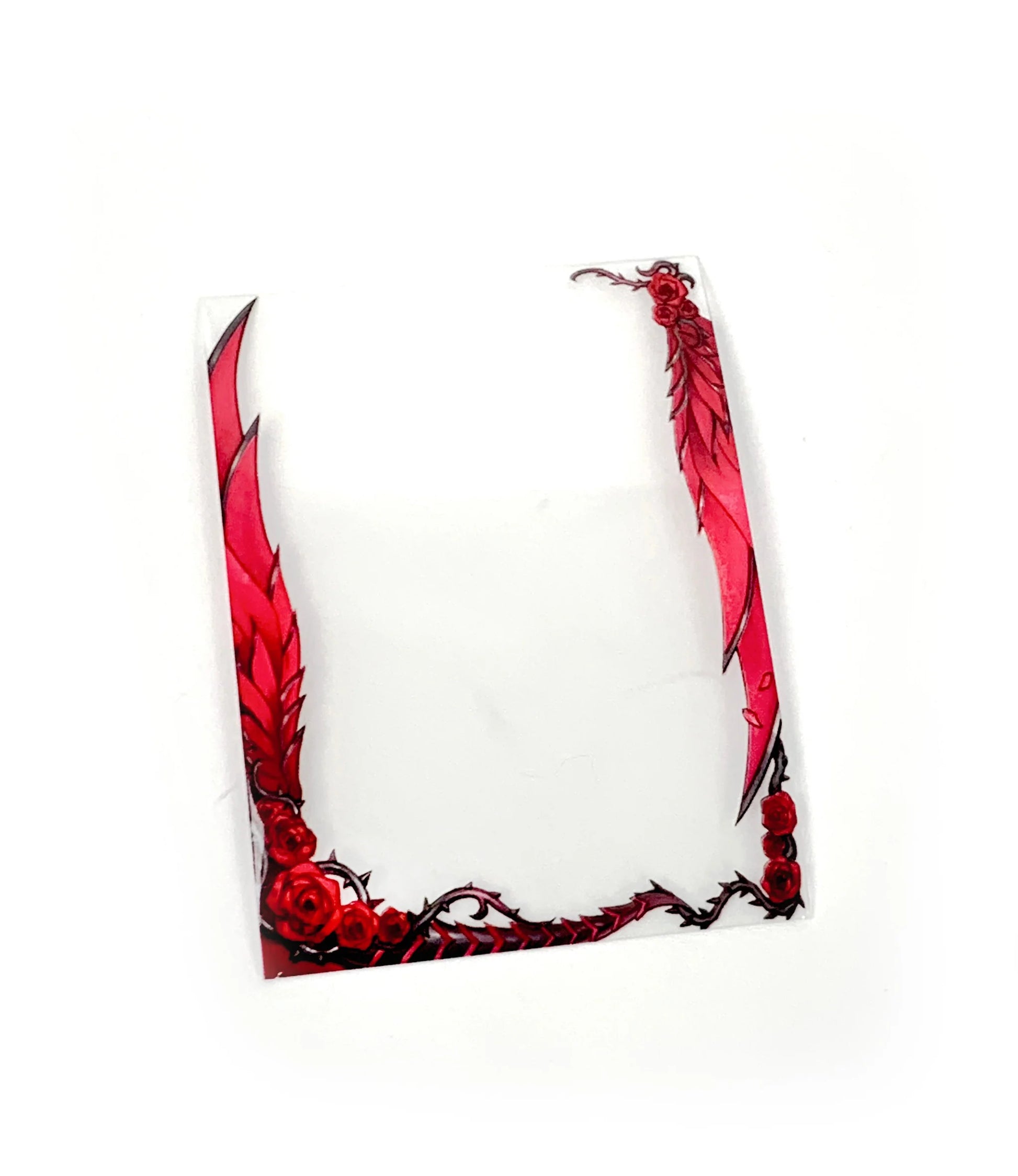 Manamoon Black Thorned Rose Border Oversleeves (70CT JP) (Limit 1 Per Person) - Trinity Hobby