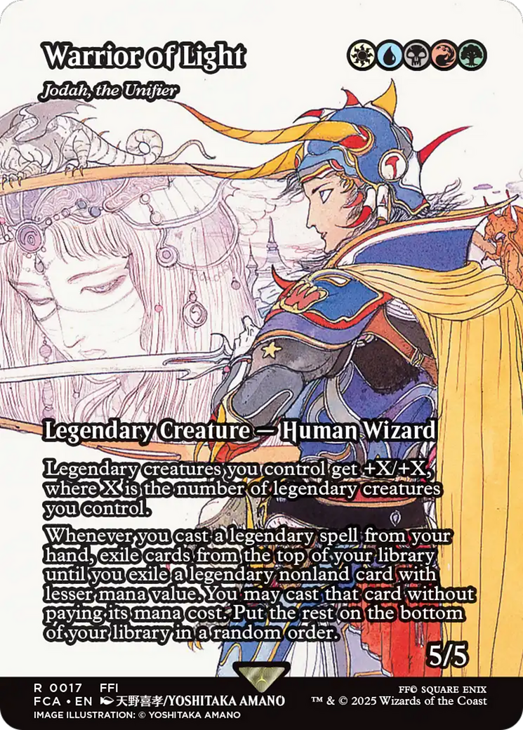 Jodah, the Unifier  (FCA-017) - [FINAL FANTASY: Through the Ages] / Warrior of Light (Borderless)