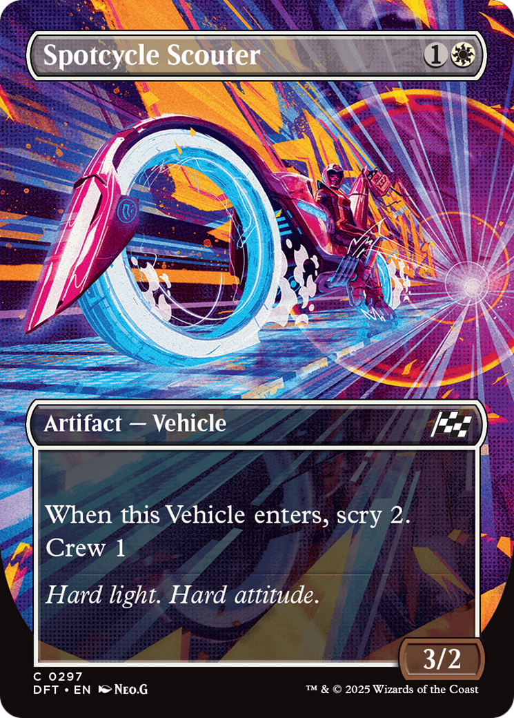 Spotcycle Scouter (Borderless) [Aetherdrift] - Trinity Hobby