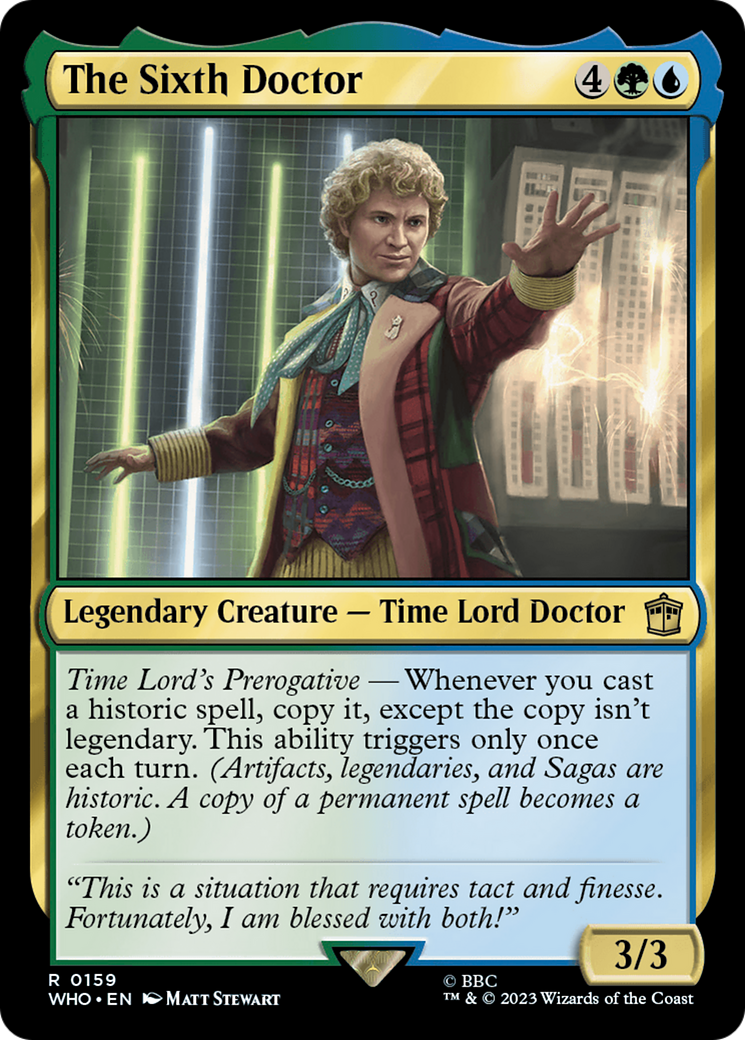 The Sixth Doctor [Doctor Who] - Trinity Hobby