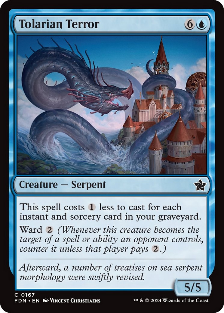 Tolarian Terror [Foundations] - Trinity Hobby