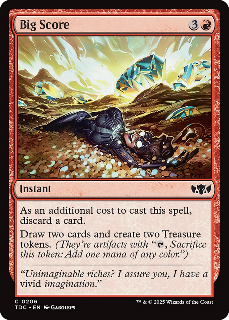Big Score [Tarkir: Dragonstorm Commander] - Trinity Hobby