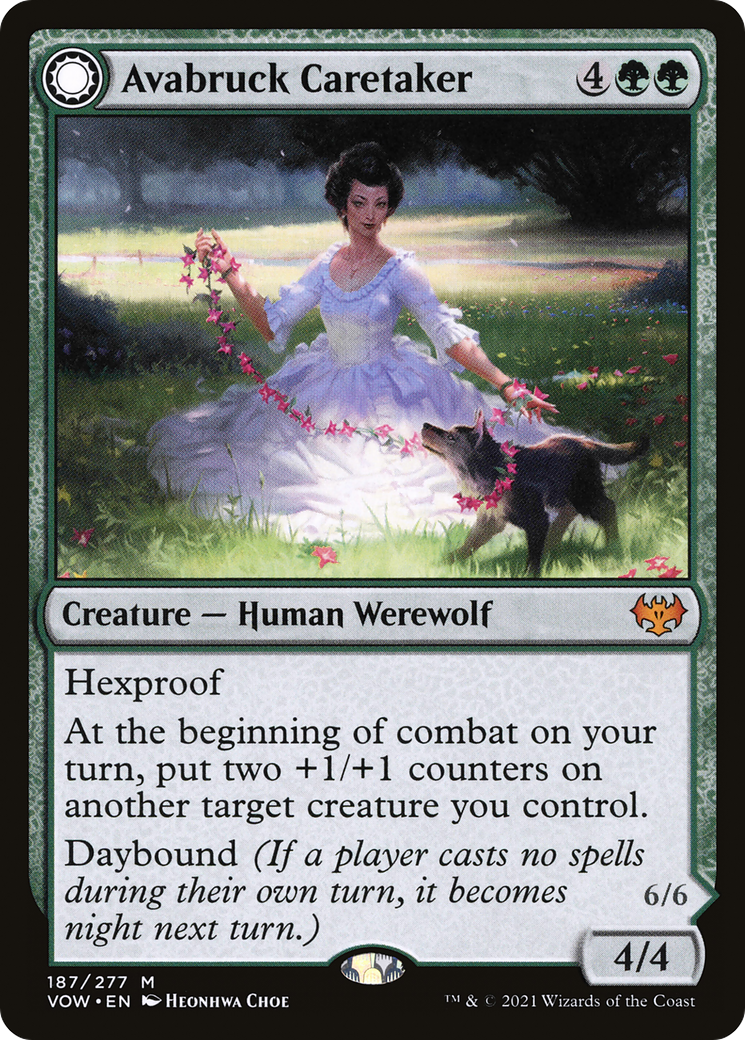 Avabruck Caretaker // Hollowhenge Huntmaster [Innistrad: Crimson Vow] - Trinity Hobby
