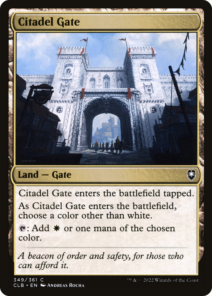 Citadel Gate [Commander Legends: Battle for Baldur's Gate] - Trinity Hobby