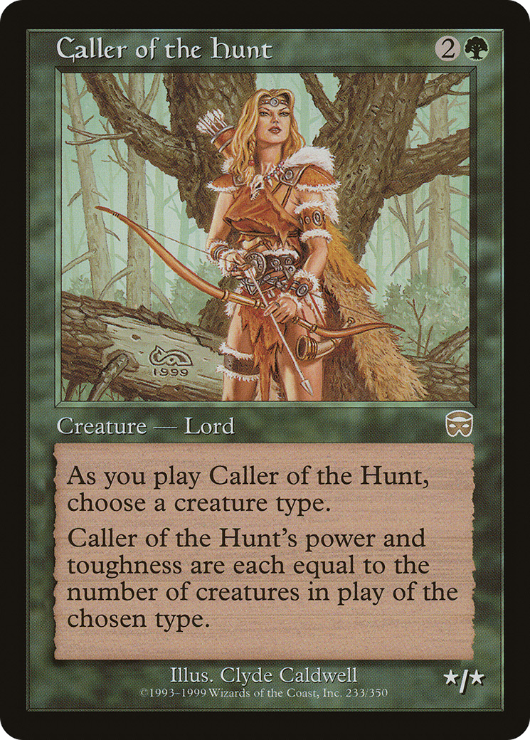 Caller of the Hunt [Mercadian Masques] - Trinity Hobby