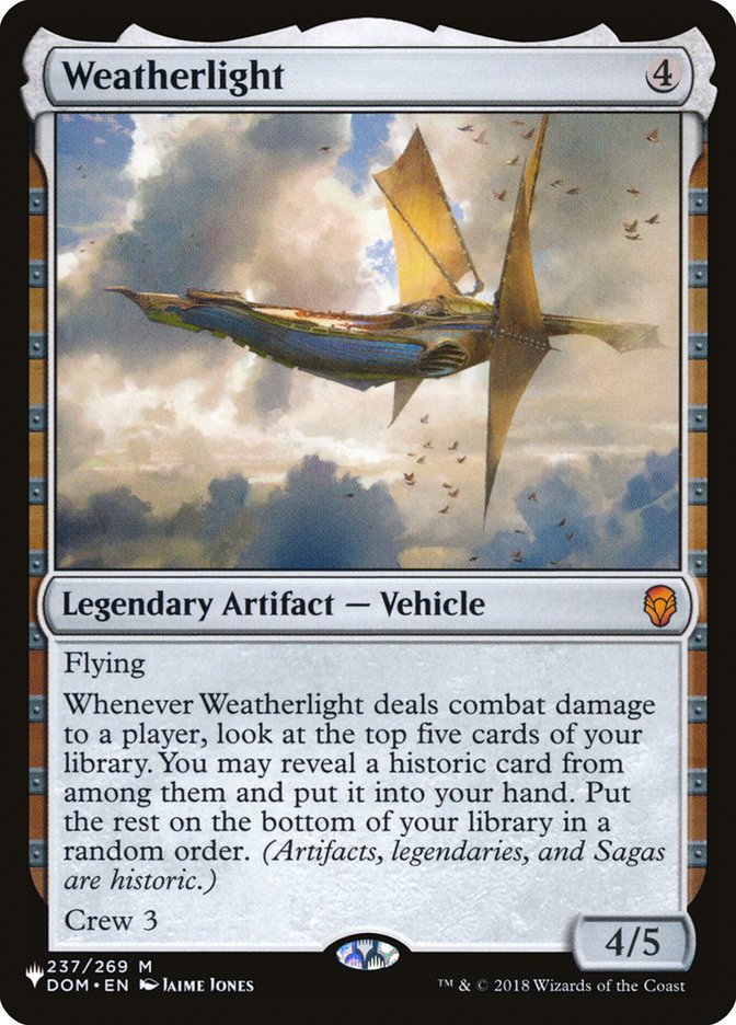 Weatherlight [The List] - Trinity Hobby