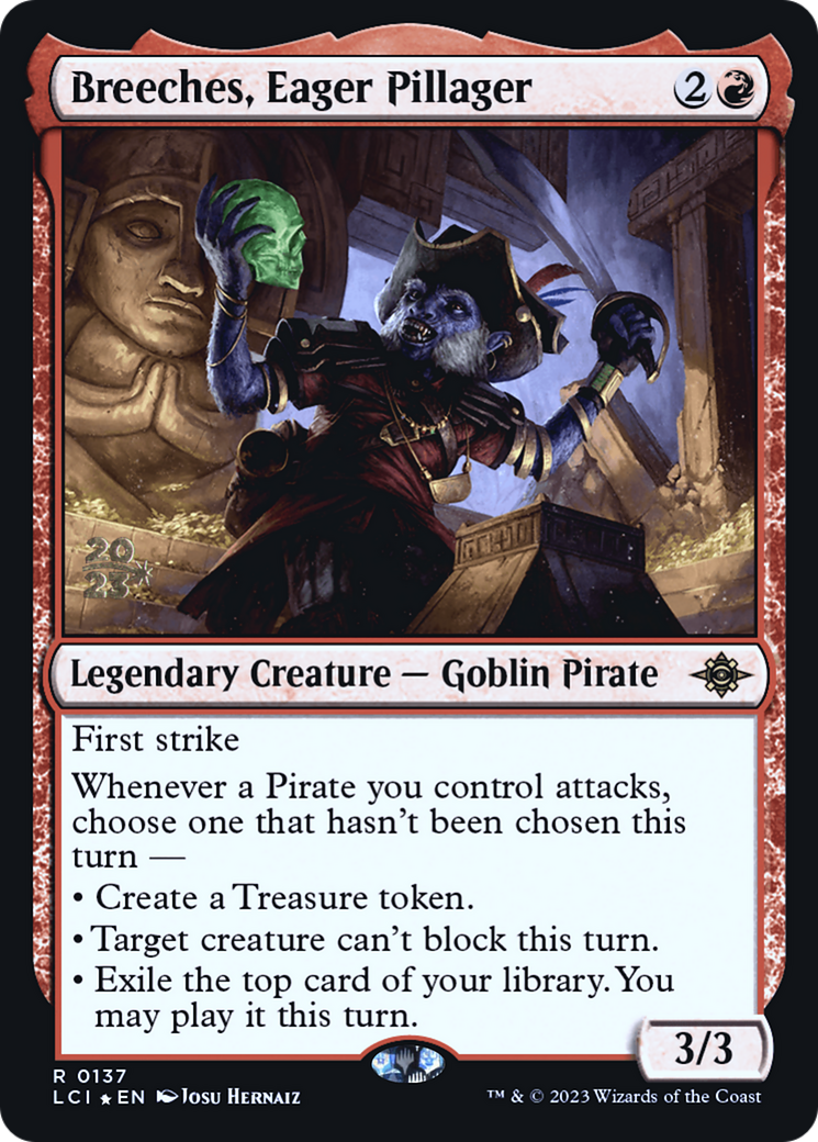 Breeches, Eager Pillager [The Lost Caverns of Ixalan Prerelease Cards] - Trinity Hobby