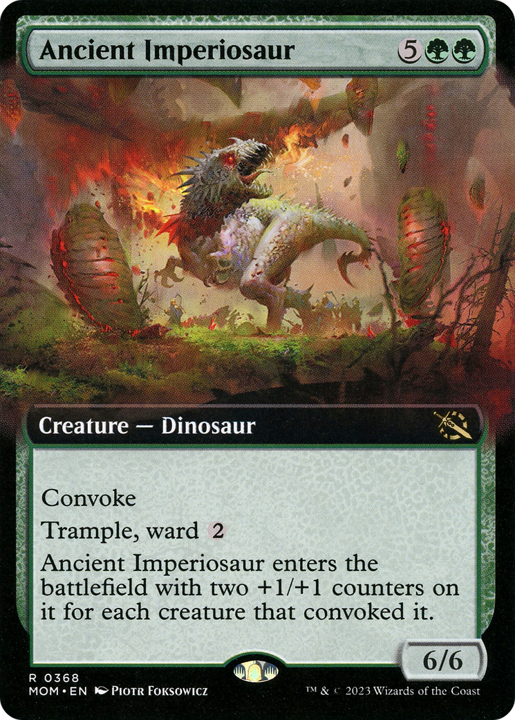 Ancient Imperiosaur (Extended Art) [March of the Machine] - Trinity Hobby