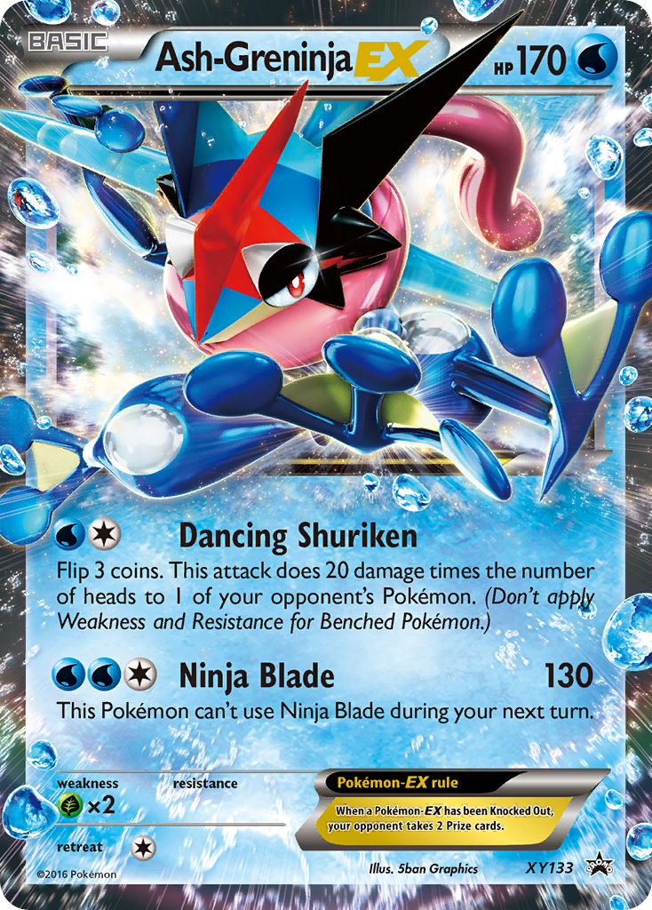 Ash-Greninja EX (XY133) [XY: Black Star Promos] - Trinity Hobby