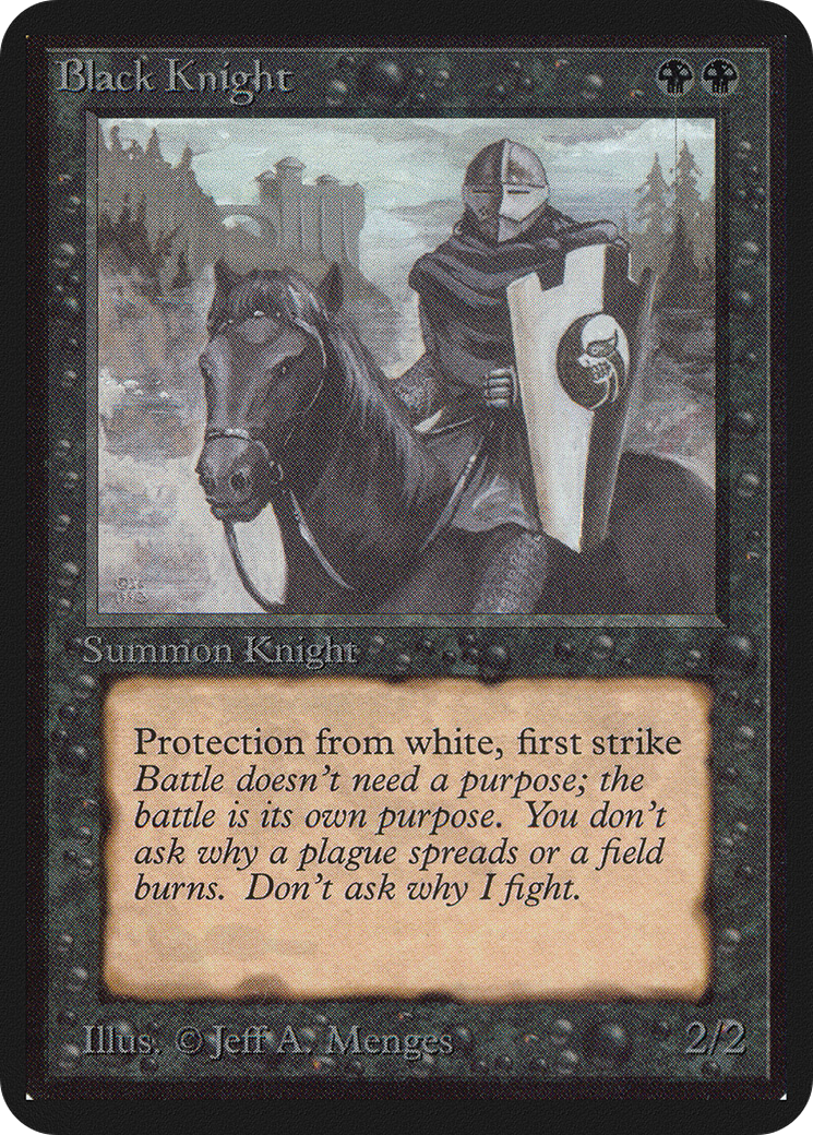 Black Knight [Alpha Edition] - Trinity Hobby