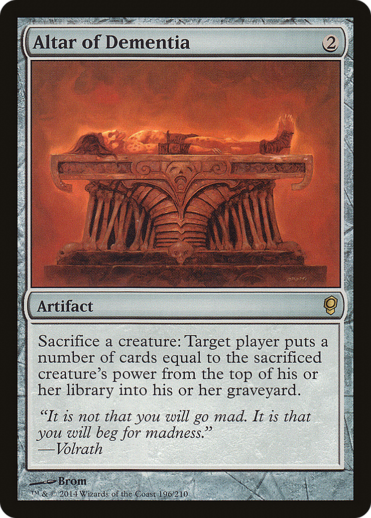 Altar of Dementia [Conspiracy] - Trinity Hobby