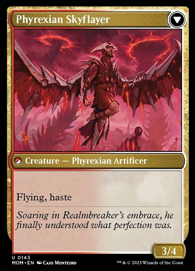 Harried Artisan // Phyrexian Skyflayer [March of the Machine] - Trinity Hobby