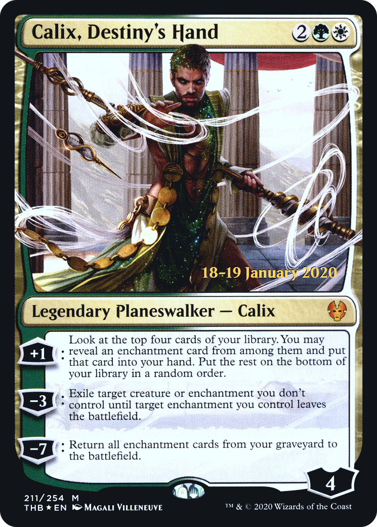 Calix, Destiny's Hand [Theros Beyond Death Prerelease Promos] - Trinity Hobby