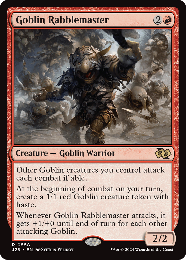 Goblin Rabblemaster [Foundations Jumpstart] - Trinity Hobby