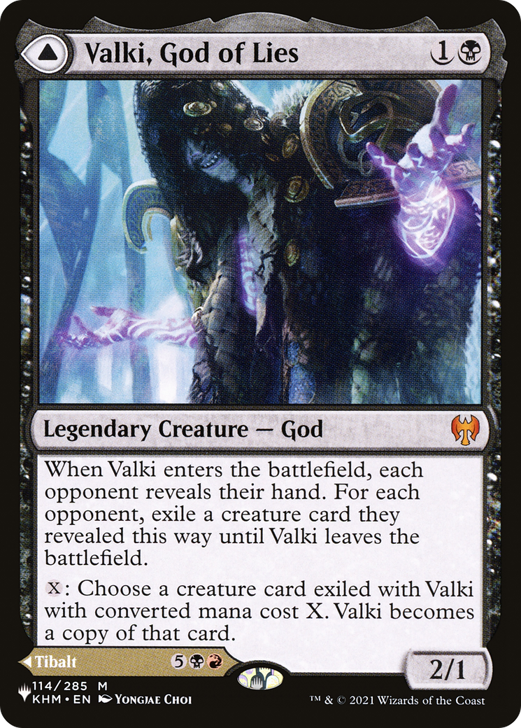 Valki, God of Lies // Tibalt, Cosmic Impostor [Secret Lair: From Cute to Brute] - Trinity Hobby