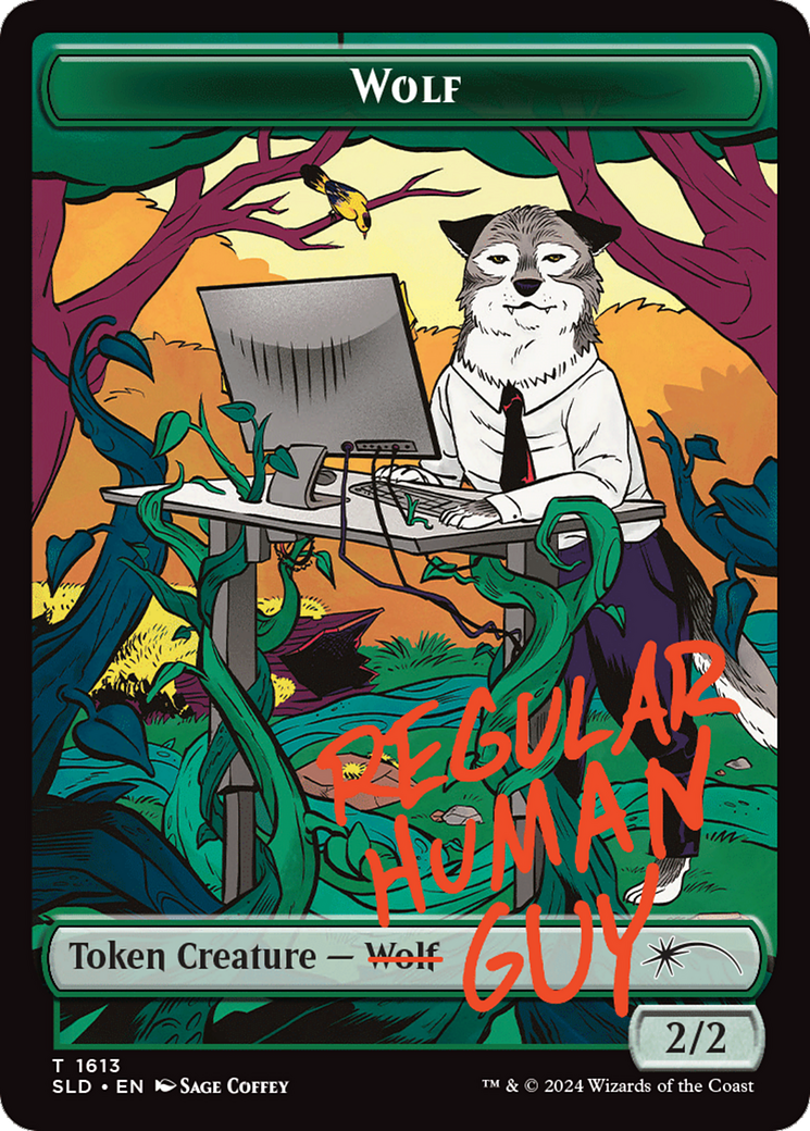 Wolf Token [Secret Lair Drop Series] - Trinity Hobby
