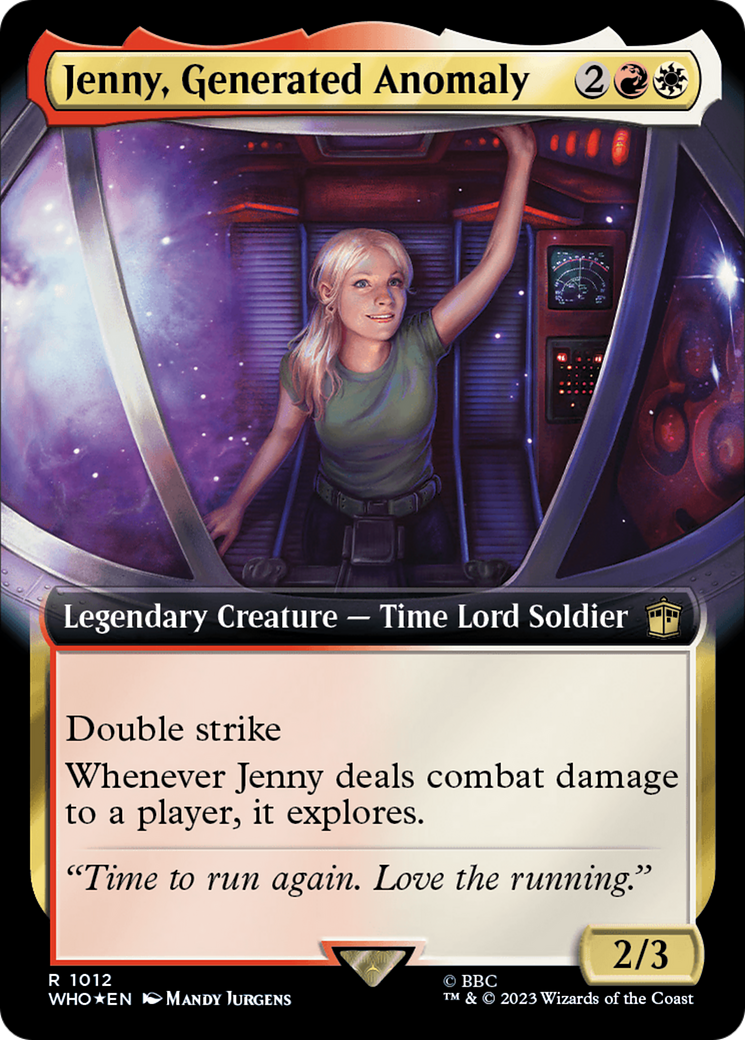 Jenny, Generated Anomaly (Extended Art) (Surge Foil) [Doctor Who] - Trinity Hobby