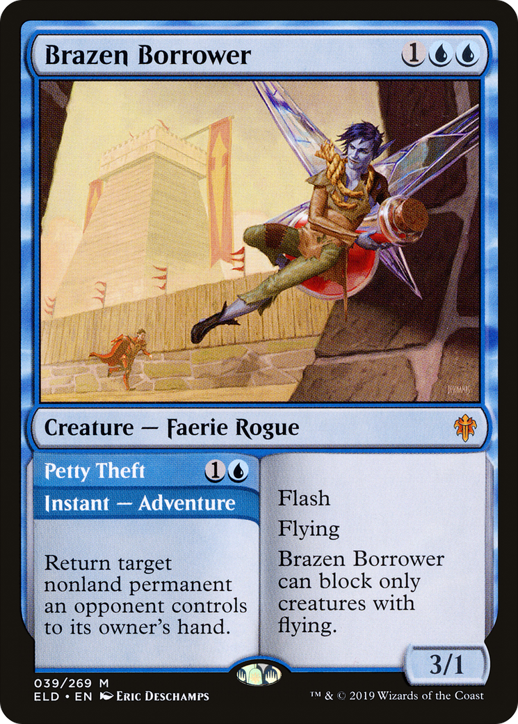 Brazen Borrower // Petty Theft [Throne of Eldraine] - Trinity Hobby