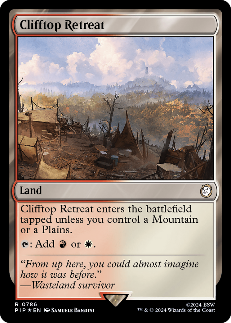 Clifftop Retreat (Surge Foil) [Fallout] - Trinity Hobby