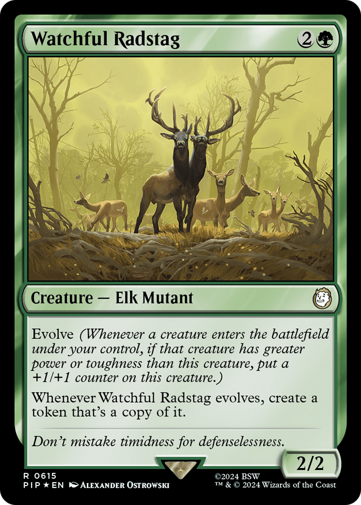 Watchful Radstag (Surge Foil) [Fallout] - Trinity Hobby