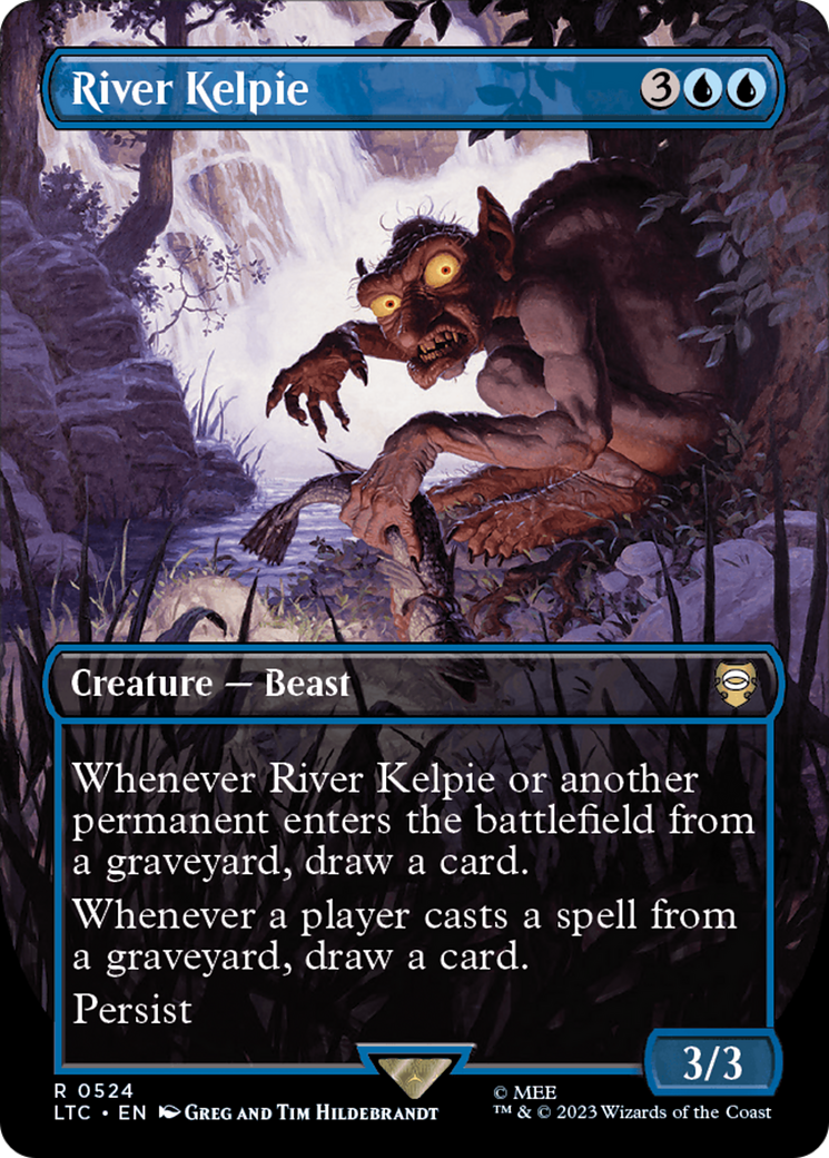 River Kelpie (Borderless) [The Lord of the Rings: Tales of Middle-Earth Commander] - Trinity Hobby