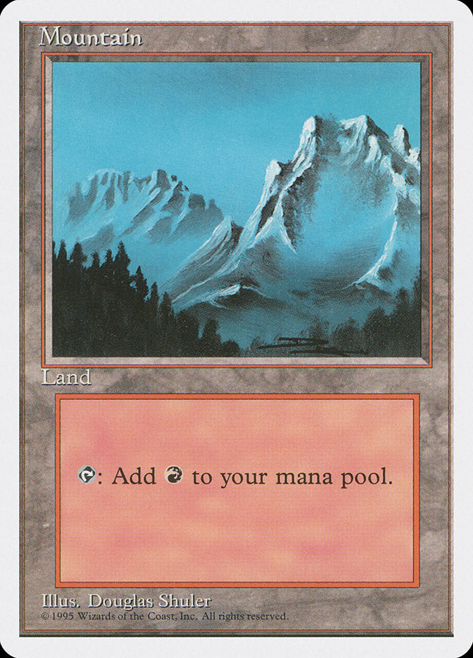 Mountain (Snow Top / Highest Point on Right) [Fourth Edition] - Trinity Hobby