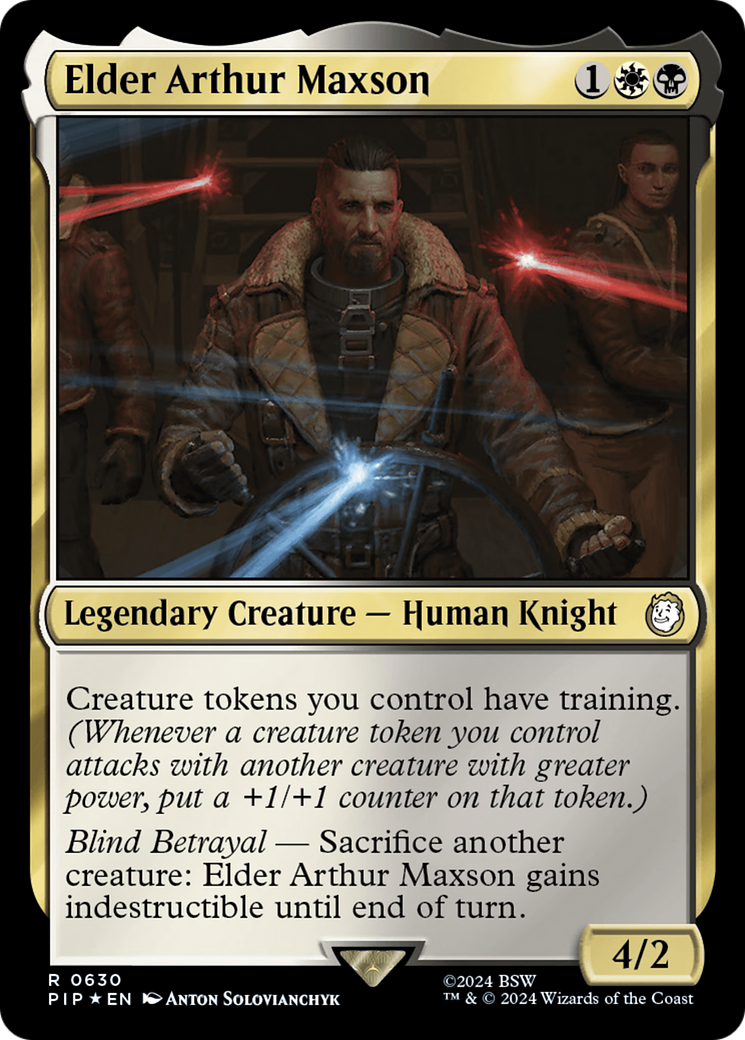 Elder Arthur Maxson (Surge Foil) [Fallout] - Trinity Hobby