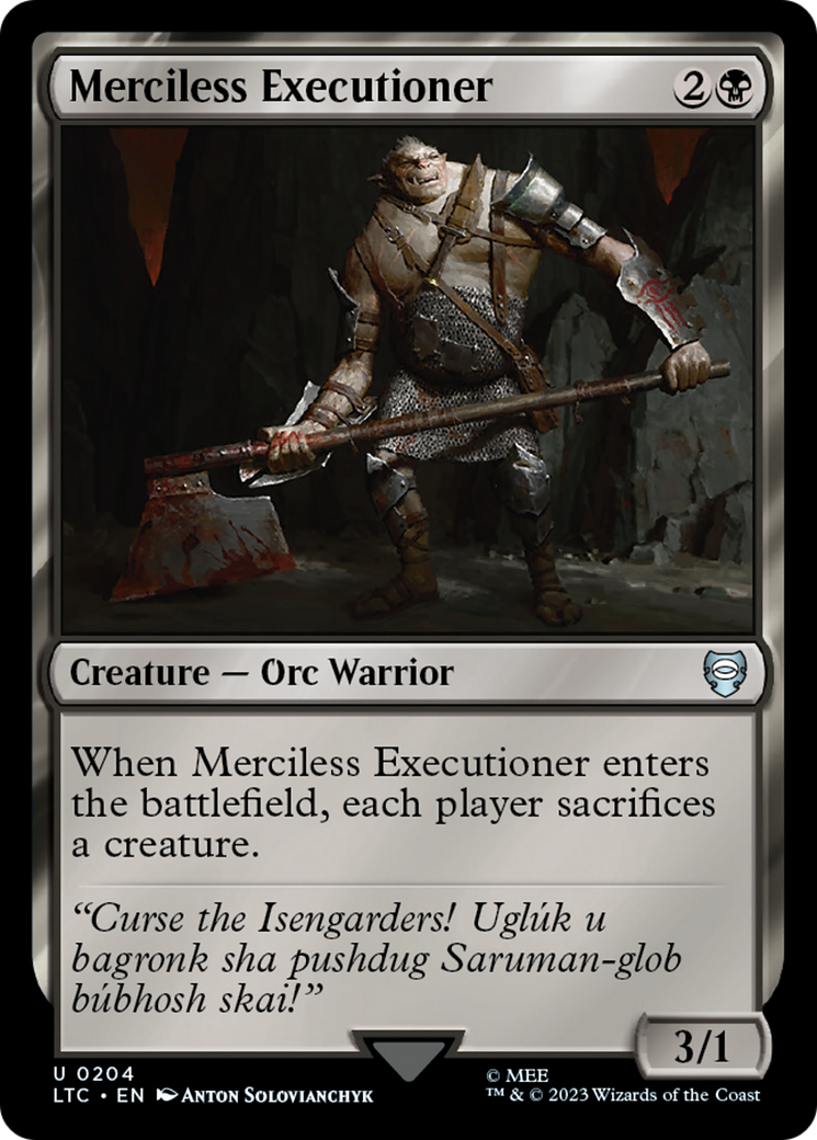 Merciless Executioner [The Lord of the Rings: Tales of Middle-Earth Commander] - Trinity Hobby