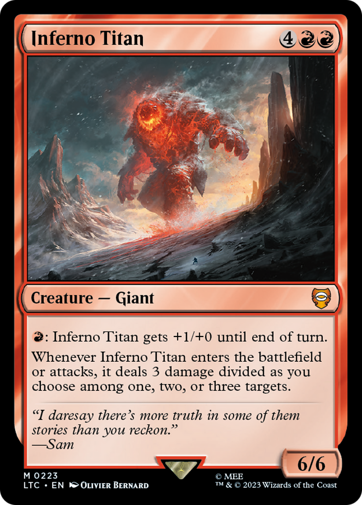 Inferno Titan [The Lord of the Rings: Tales of Middle-Earth Commander] - Trinity Hobby