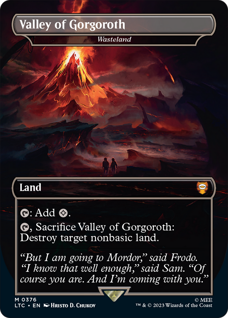 Valley of Gorgoroth - Wasteland [The Lord of the Rings: Tales of Middle-Earth Commander] - Trinity Hobby