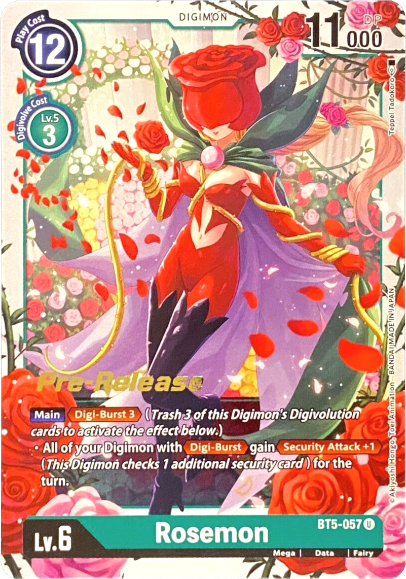 Rosemon [BT5-057] [Battle of Omni Pre-Release Promos] - Trinity Hobby