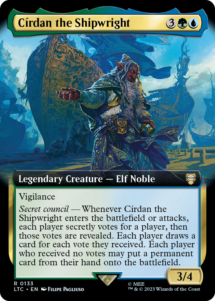 Cirdan the Shipwright (Extended Art) [The Lord of the Rings: Tales of Middle-Earth Commander] - Trinity Hobby
