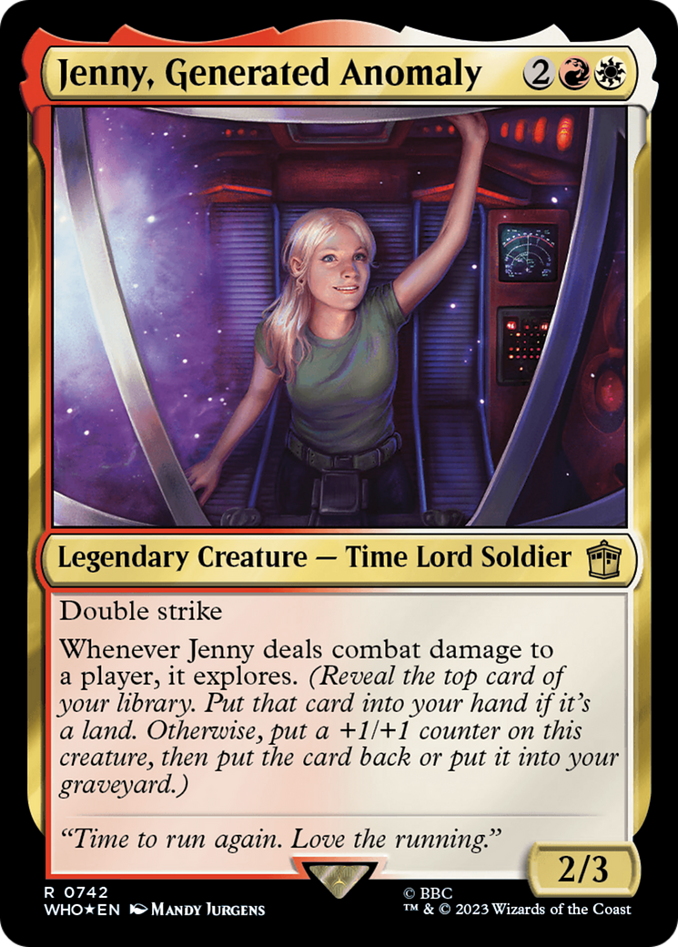 Jenny, Generated Anomaly (Surge Foil) [Doctor Who] - Trinity Hobby