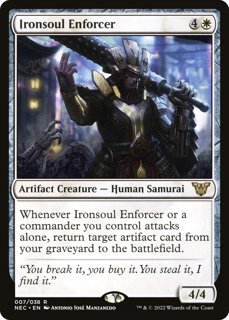 Ironsoul Enforcer [Kamigawa : Commandant de la dynastie Neon] 