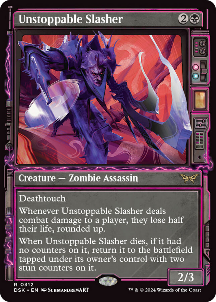 Unstoppable Slasher (Showcase) [Duskmourn: House of Horror] - Trinity Hobby