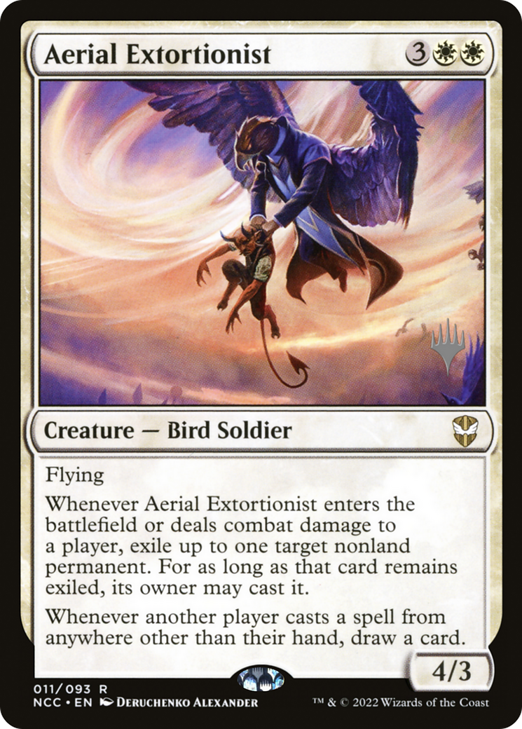 Aerial Extortionist (Promo Pack) [Streets of New Capenna Commander Promos] - Trinity Hobby