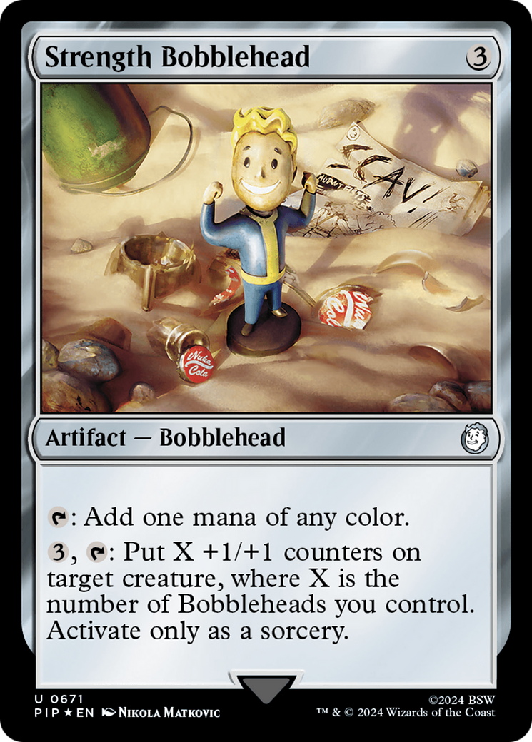 Strength Bobblehead (Surge Foil) [Fallout] - Trinity Hobby