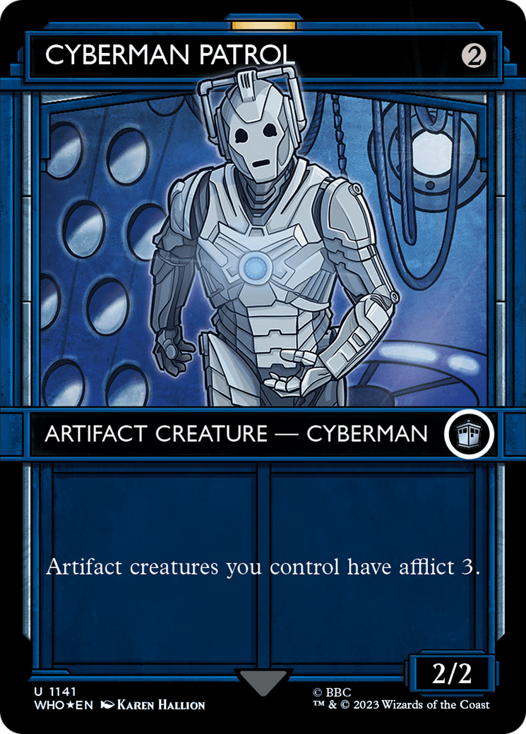Cyberman Patrol (Showcase) (Surge Foil) [Doctor Who] - Trinity Hobby