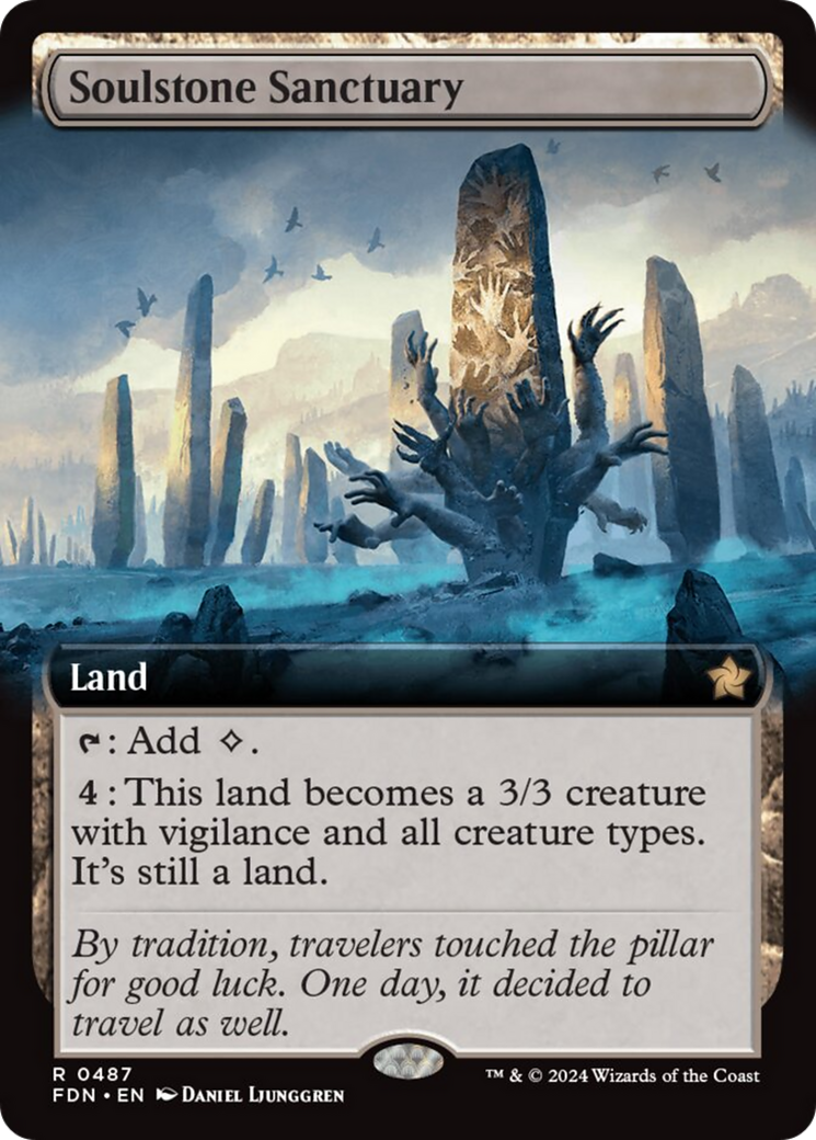 Soulstone Sanctuary (Extended Art) [Foundations] - Trinity Hobby