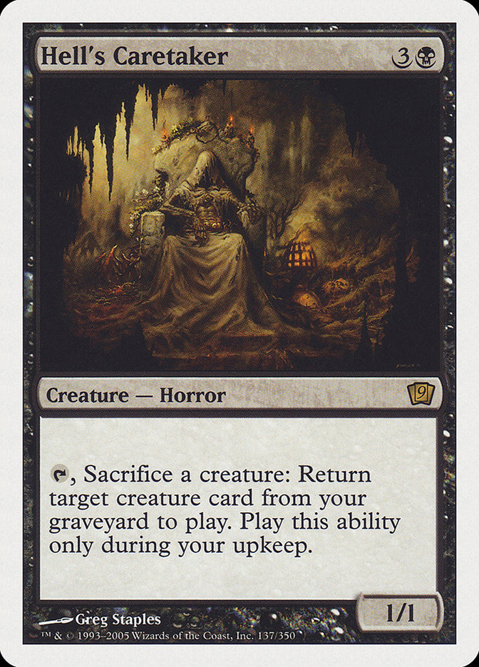 Hell's Caretaker (9th Edition) [Oversize Cards] - Trinity Hobby