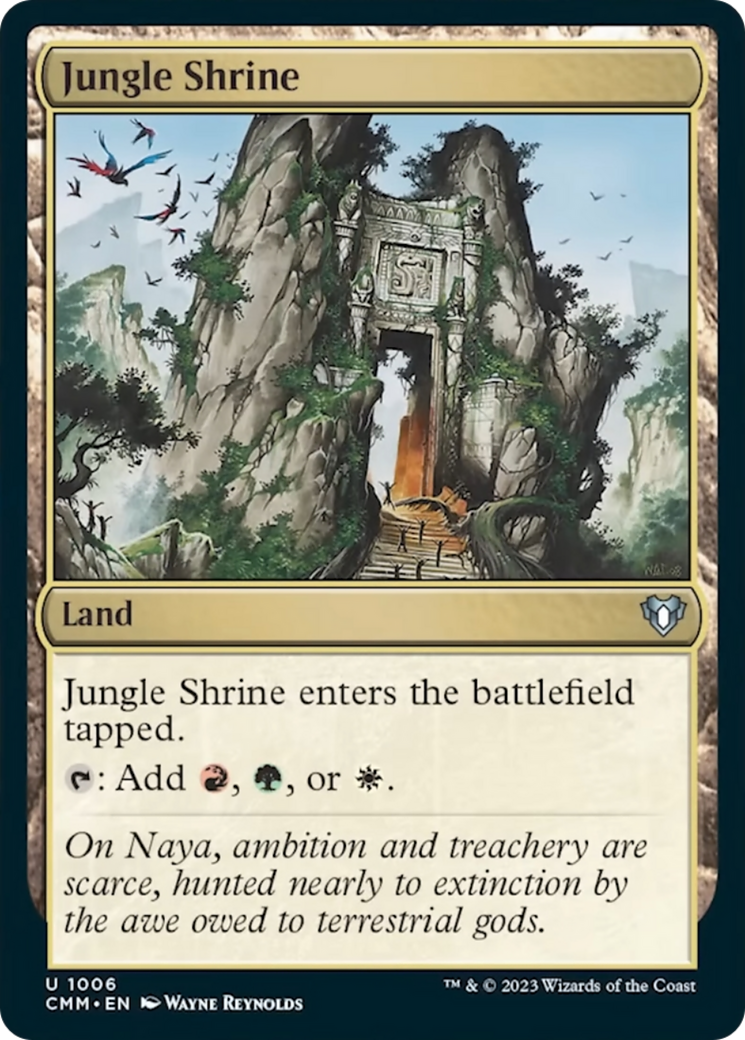 Jungle Shrine [Commander Masters] - Trinity Hobby