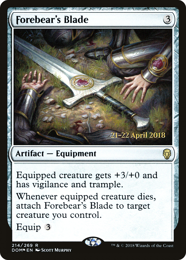Forebear's Blade [Promotions avant-première de Dominaria] 