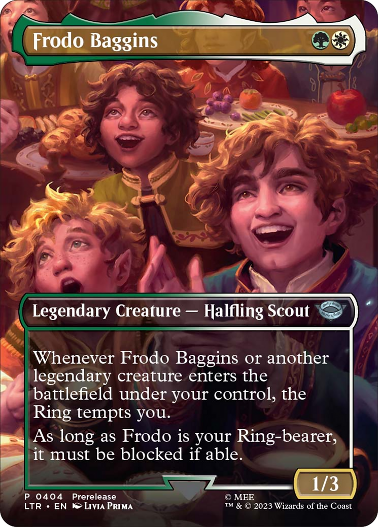 Frodo Baggins (Borderless Alternate Art) [The Lord of the Rings: Tales of Middle-Earth] - Trinity Hobby