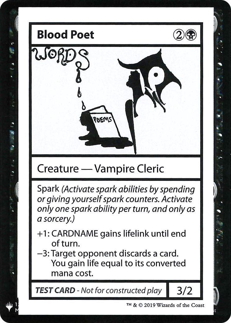 Blood Poet [Mystery Booster Playtest Cards] - Trinity Hobby