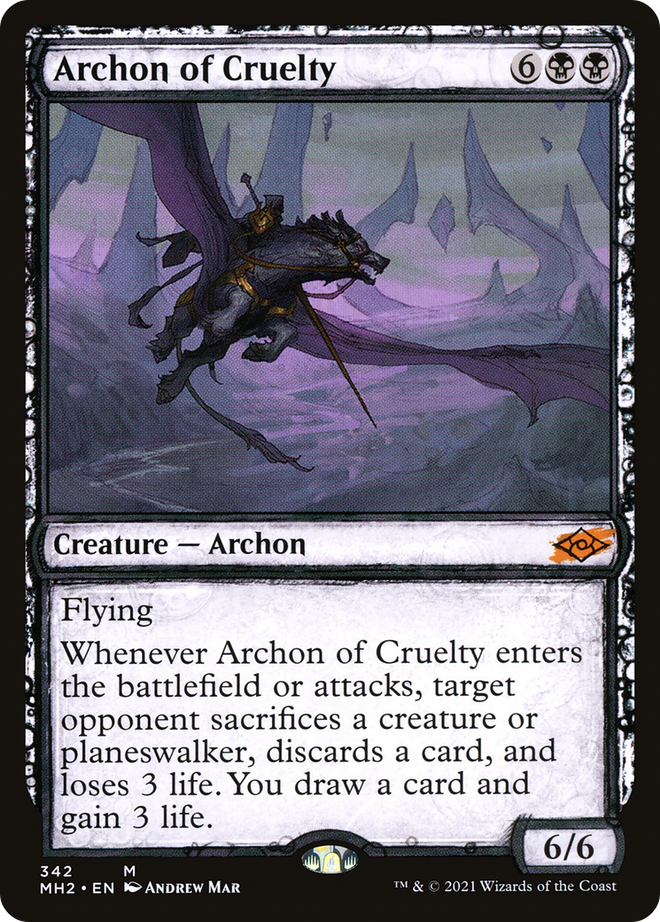Archon of Cruelty (Sketch) [Modern Horizons 2] - Trinity Hobby